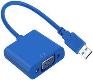 USB3.0 zu VGA Graphic Converter Card Display Cable Adapter with CD Driver 1080P For Notebook PC CRT LCD Monitor Projector NEW