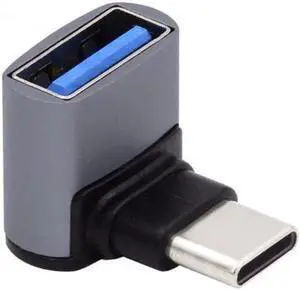 Aomoproing  Up Down Angled USB-C Type-C to USB 3.0 Female OTG Adapter 90 Degree for Laptop Tablet Phone