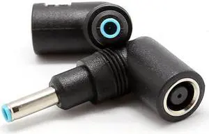 Aomoproing  DC 7.4*5.0mm Ultra slim DC Jack to 4.5*3.0mm Plug 90 Right Angled Adapter For Laptop