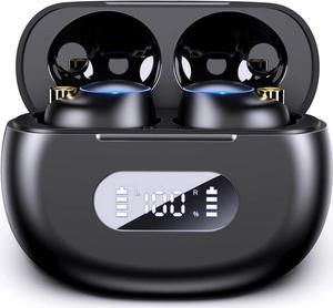Ture Wireless Earbuds,12H Playtime Touch Control Bluetooth Earbuds with Mic, Bluetooth 5.2 True Wireless Earbud in-Ear Noise Cancelling Earbuds, Waterproof Sport Wireless Headphone for Android iOS
