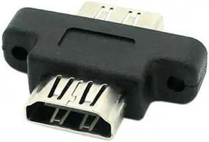 Aomoproing HDMI Female To HDMI 1.4 Female Extension Extender Coupler Adapter with Panel Mount Holes