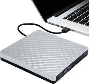 External DVD Drive Portable USB 3.0 CD/DVD +/-RW VCD ROM Burner for Laptop Desktop Computer Optical Drives Computer Components