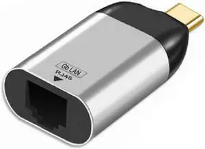 Aomoproing USB-C Type-C USB3.1 to 1000Mbps Gigabit Ethernet Network LAN Adapter for Laptop