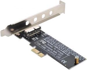Aomoproing PCI Express PCI-E 1X to 12+16Pin 2013-2017 Mac Pro Air SSD Convert Card for A1493 A1502 A1465 A1466