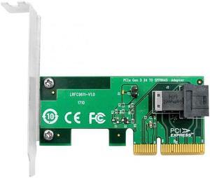 Aomoproing  PCI-E 4X to U.2 U2 Kit SFF-8639 NVME PCIe SSD Adapter for Mainboard SSD 750 p3600 p3700 M.2 SFF-8643