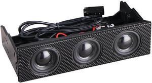 5.25" Internal Stereo Surround Speaker PC Front Panel Computer Case Built-in Music Loudspeakers