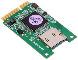 Aomoproing MSATA to Micro SD T-Flash TF Card Rearder Adapter Embedded for Industrial Mobile SSD