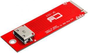 Aomoproing PCI-E 3.0 M.2 M-key to Oculink SFF-8612 SFF-8611 Host Adapter for PCIe Nvme SSD 2260