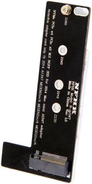 Aomoproing M.2 NGFF M-Key NVME SSD Convertor Card for 2014 Macbook Mini A1347 MEGEN2 MEGEM2 MEGEQ2