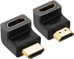 HDMI Connector 90 And 270 Degree Right Angle Male to Female 4K Converter Extender for 1080P HDTV PC HDMI Adapter