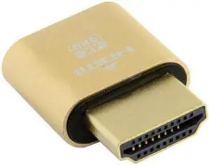 Aomoproing Virtual Display Adapter HDMI 1.4 DDC EDID Dummy Plug Headless Ghost Display Emulator 1920x1080p@60Hz