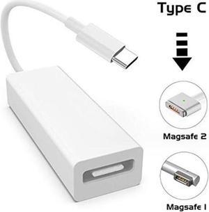 USB C Magsafe Adapter, Type C to Magsafe 1&2 Converter Adapter Charge, Compatible with New MacBook Pro/Air and Any USB C Devices,USB 3.1 Type C Male to Magsafe 2 5Pin Female Cable Cord Converter Adapt