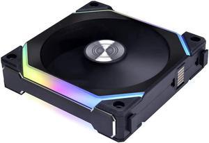 Lian-Li UNI Fan SL120 V2 RGB Black Single Pack Without Controller - UF-SL120V2-1B