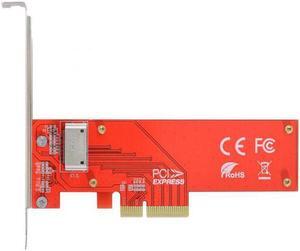 Aomoproing 4X Host Adapter to NVMe Ruler 1U GEN-Z EDSFF Short SSD E1.S Carrier Adapter