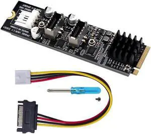 Aomoproing 10Gbps Dual Type-E USB 3.1 Front Panel Socket to NVME NGFF M-Key Express Card Adapter for Motherboard
