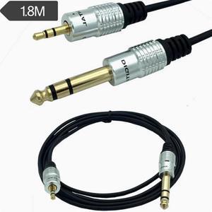 Microphone cable Mixer cable Audio cable 6.5 to 3.5 cable Three core to 3.5mm audio cable 6.35 1.8 meters