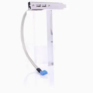 Two-port USB baffle cable USB port cable USB External baffle cable USB expansion baffle cable