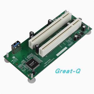 Pci-e to PCI conversion card PCIe to dual PCI slot expansion card Supports collection card Gold tax card Innovative sound card