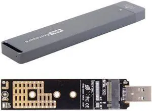 Aomoproing USB 3.0 to NVME M-key M.2 NGFF SSD External PCBA Conveter Adapter RTL9210 Chipset with Case