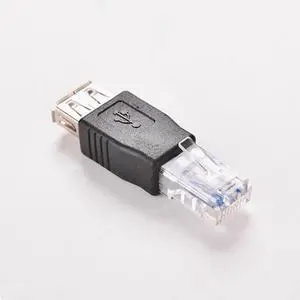 Network port RJ45 to USB female connector Network cable connector USB female connector to RI45 RJ45 connector