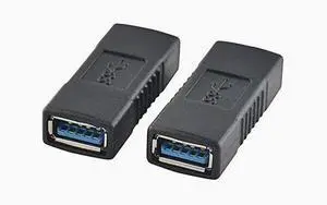 High-speed 3.0usb female-to-female adapter AF-AF Connector USB data cable Computer extension female-to-female connector 2PACK High-speed 3.0usb female-to-female adapter AF-AF Connector USB data cable Computer extension female-to-female connector 2PACK