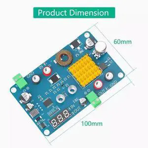 DC5-32V to 5-45V 3A Wide voltage DC power supply regulator with voltage display and touch switch DC5-32V to 5-45V 3A Wide voltage DC power supply regulator with voltage display and touch switch