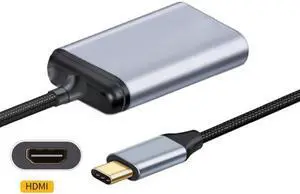 Aomoproing USB-C Type C to HDMI Cable HDTV Adapter 4K 60hz 1080p for Tablet & Phone & Laptop