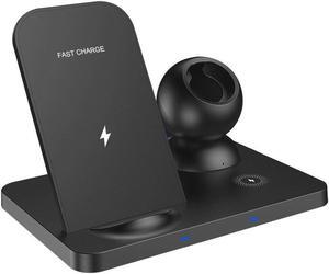 3 in 1 Wireless Charger for Apple Watch 6 5 4 3 2 AirPods Pro 15W Qi Fast Wireless Charging Dock Station For iPhone 12 11 XS XR X 8