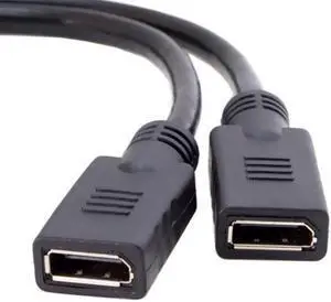 Aomoproing Male to Dual DP Displayport Female Splitter Extension Cable for PC Graphics Card