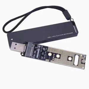 M.2 To USB3.1 Mobile SSD Box nvme protocol SSD to TYPE-A in-line wireless USB flash drive