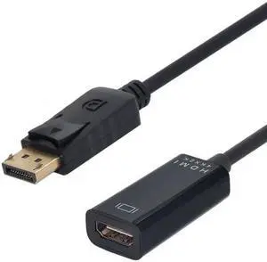 Aomoproing DisplayPort DP Source to HDMI Sink Displays 4K 2K 30hz Ultra HD Cable for Desktop PC Monitors