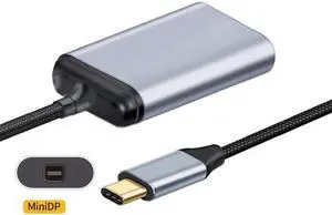Aomoproing  USB-C Type C to Mini DP Displayport Cable Adapter 4K 2K 60hz for Tablet & Phone & Laptop