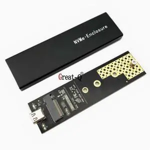 m.2 NGFF nvme to usb3.1 gen2 type-c Solid State SSD mobile disk box conversion card package