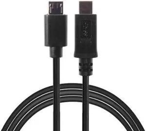 Aomoproing Reversible Design USB 3.0 3.1 Type C Male Connector to Micro USB 2.0 Male Data Cable for Laptop & Phone