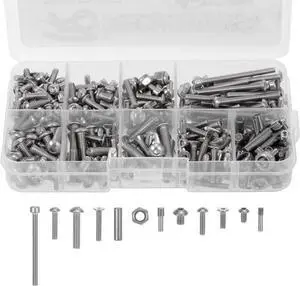 RC Screws Stainless Steel Screws Kit for Traxxas E-REVO 1/10 RC Car Big-Foot Truck