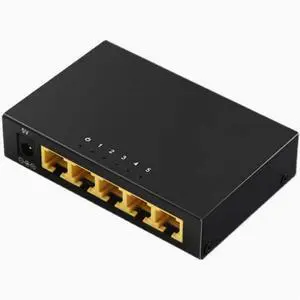 DIEWU 5-port iron shell Gigabit switch Intelligent network switch branch concentrator monitoring low heat DIEWU 5-port iron shell Gigabit switch Intelligent network switch branch concentrator monitoring low heat