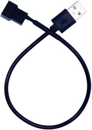 3pin or 4pin Fan To Usb Adapter Cables 4 Pin Computer Pc Fan Power Cable Connector Adapter 5v 30cm Connect