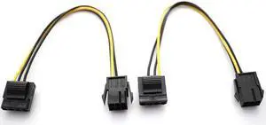 1pc Molex To PCI-E Power Adapter IDE 4Pin 4 Pin Female to 6 Pin Female 6Pin Graphics Video Card Converter Cable 1pc Molex To PCI-E Power Adapter IDE 4Pin 4 Pin Female to 6 Pin Female 6Pin Graphics Video Card Converter Cable
