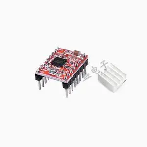 A4988 Stepper Motor Driver 3D Printer accessory Drive module board with heat sink