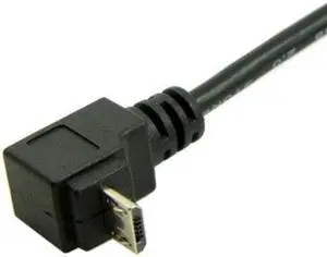 Aomoproing 100cm Down Angled 90 Degree Micro USB Male to USB Data Charge Cable for Cell Phone & Tablet