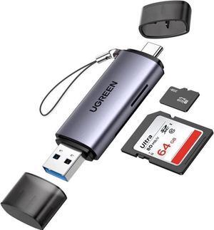 Micro SD Card Reader USB C USB 3.0 to Memory Card Reader Adapter for External Camera Photo SD SDHC SDXC MicroSD UHS-I Compatible with Computer PC MacBook Air Pro Samsung Galaxy S22 iPad Pro