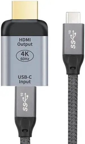 Aomoproing 10Gbps 100W Cable USB-C Type C Female Source to HDMI Sink HDTV Adapter 4K 60hz 1080p for Tablet & Phone & Laptop
