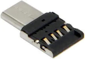 Aomoproing 5pcs Ultra Mini Type-C USB-C to USB 2.0 OTG Adapter for Cell Phone Tablet & USB Cable & Flash Disk