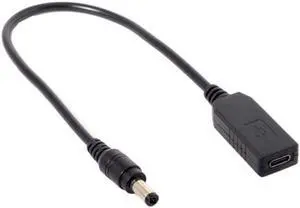 Aomoproing USB 3.1 Type C USB-C to DC 20V 5.5 2.5mm & 2.1mm Power Plug PD Emulator Trigger Charge Cable for Laptop