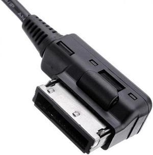 Aomoproing Media In AMI MDI to Stereo 3.5mm Audio & USB-C Aux Adapter Cable For Car VW AUDI 2014 A4 A6 Q5 Q7