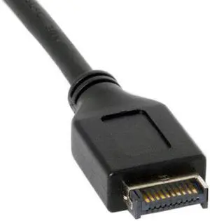 Aomoproing  USB 3.1 Front Panel Header to USB 3.0 Type-A Female Extension Cable 50cm Panel Mount Type