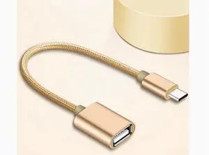 type-c OTG adapter TYPE-C to USB 2.0 female data cable adapter 0.15 m