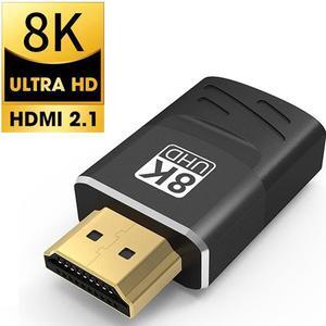 HDMI 2.1 8K Extension Connector HD Adapter 2Pack HDMI 48Gbps Male to Female Converter 8K@60Hz 4K@120Hz Support 3D eArc Dynamic HDR Compatible with PS5 Xbox