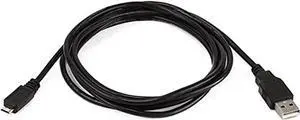 USB 2.0 Cable - 6 Feet - Micro USB / Micro-B 2.0 A Male to 5pin Male 28/28AWG Cable compatible with Samsung Galaxy , Note , Android, LG , HTC One,Nexus, Tablets and More!