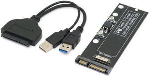 Aomoproing USB 3.0 to 12+6pin SSD HDD to SATA 22Pin Hard Disk Cartridge Drive for Apple 2010 2011 Macbook Air A1369 A1370 SSD